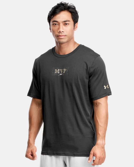 Men's Curry 1 MVP T-Shirt, Black, pdpMainDesktop image number 0